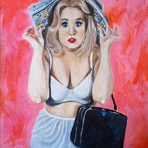 8x10 signed fine art print from original painting ‘When it rains it pours’